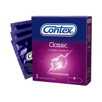 Презервативы Contex Classic, 3 шт. (Бесцветный) 