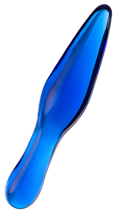 Фаллоимитатор Sexus Glass, синий 