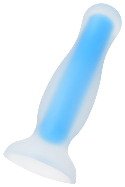Светящаяся в темноте анальная втулка Namor Glow 12,5 см синий BEYOND (голубой) 