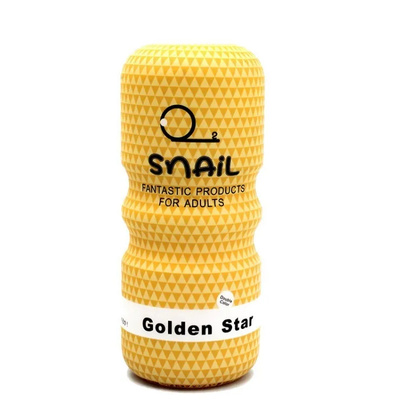 Мастурбатор MMG Sex Toys Snail имитирующий оральные ласки, жёлтый (желтый) 