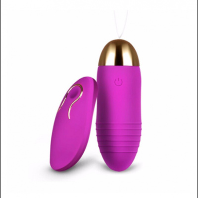 Виброяйцо DaPrivet с пультом управления фиолетовый 6 см 