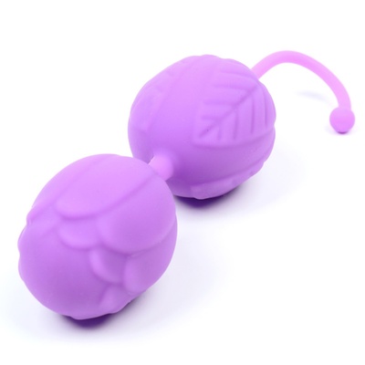 Шарики вагинальные Оки-Чпоки, D 32 мм, силикон, фиолетовый 
