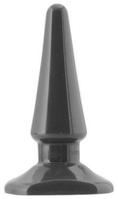 Черная Анальная пробка ToyFa 10,5 см (черный) 