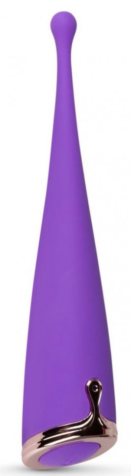 Фиолетовый клиторальный вибратор The Countess Pinpoint Vibrator - 19 см. EDC 