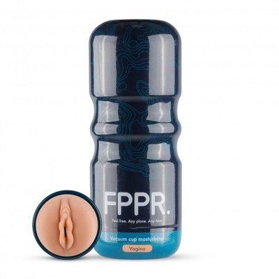 Кофейный мастурбатор-вагина FPPR. Vagina EDC 