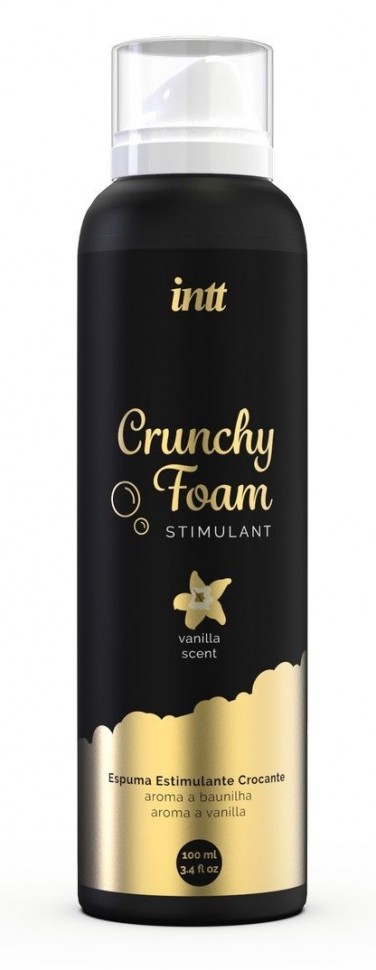 Пенка для массажа Crunchy Foam Stimulant Vanilla - 100 мл. INTT 