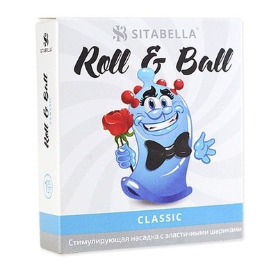 Стимулирующий презерватив-насадка Roll & Ball Classic Sitabella (прозрачный) 