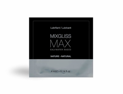 MixGliss Max Nature - Пробник смазки, 4 мл MixGliss (Франция) (Прозрачный) 