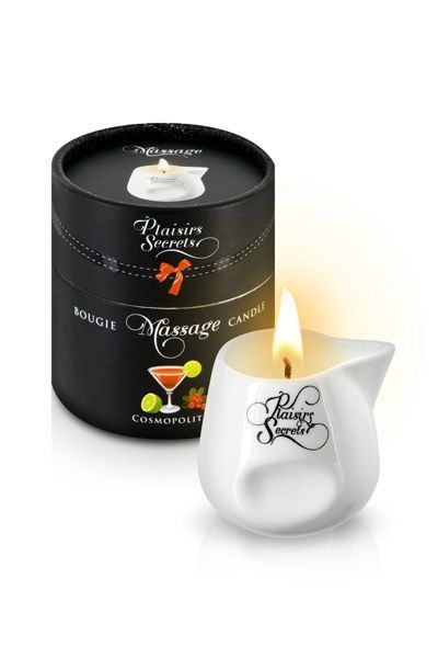 Plaisir Secret Cosmopolitan массажная свеча с аромато коктейля Космополитан, 80 мл Plaisirs Secrets 