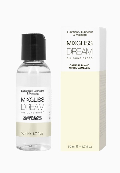 MixGliss Dream-Camelia Blanc - Лубрикант на силиконовой основе с ароматом белой камелии, 50 мл. MixGliss (Франция) (Прозрачный) 