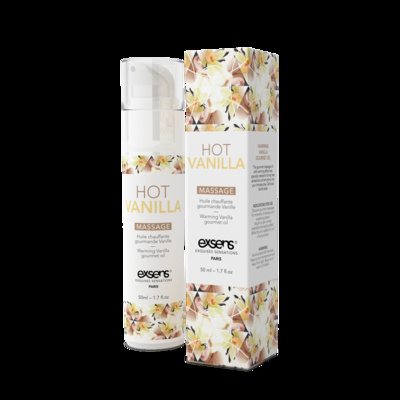 EXSENS Hot Vanilla - Съедобное массажное масло с разогревающим эффектом, 50 мл Exsens (Франция) (Прозрачный) 