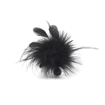Bijoux Indiscrets Pom Pom - feather tickler - Метелочка Bijoux Indiscrets (Испания) (Черный) 