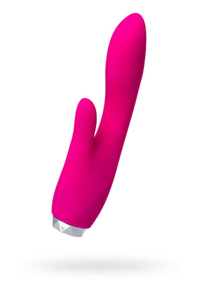 Toyfa - L'Eroina - Вибратор с клиторальным стимулятором, 18х3 см (Розовый) 