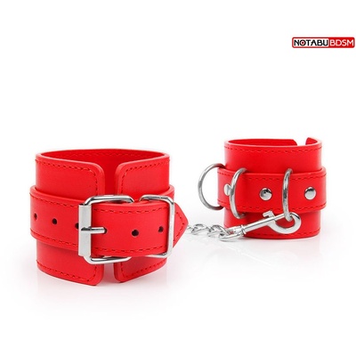 NoTabu - Регулируемые наручники (красный) 