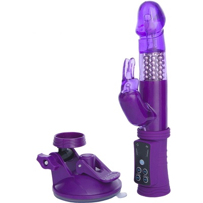 A-toys - Вибратор-кролик с клиторальным стимулятором, 22х3 см A-toys by TOYFA (Фиолетовый) 