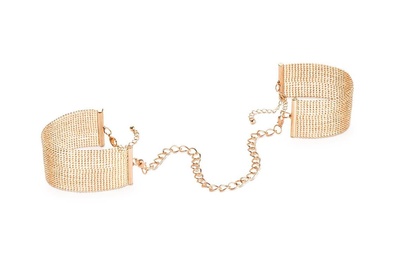 Браслеты-наручники декоративные Bijoux Indiscrets Magnifique Handcuffs, золотистые (Золотистый) 