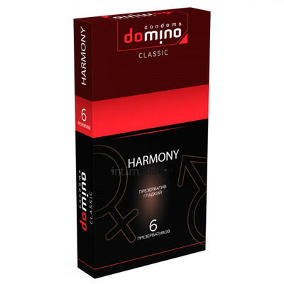 Презервативы Domino Harmony гладкие, 6 шт. в упаковке 