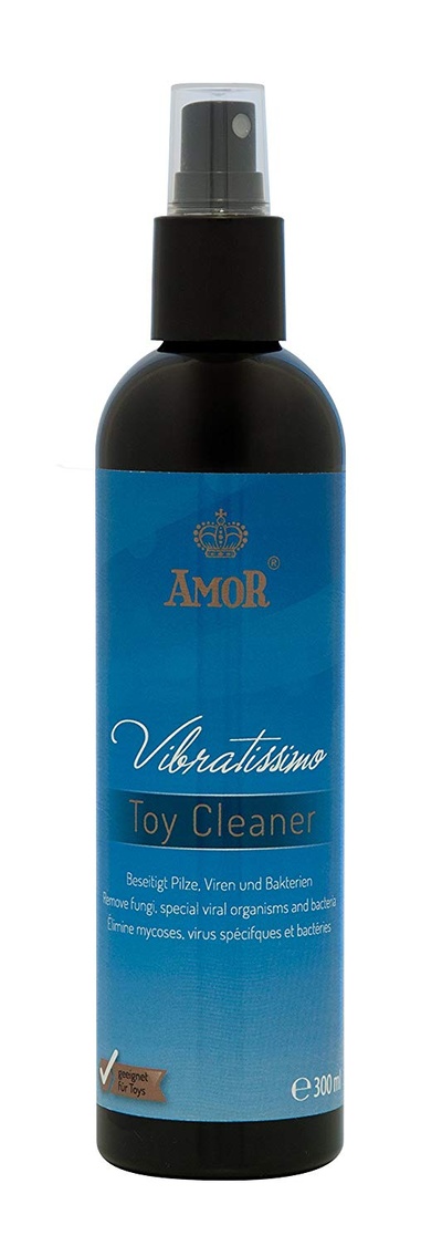 Vibratissimo Toy Cleaner - Антибактериальный спрей для очистки секс-игрушек, 300 мл Amor (Прозрачный) 