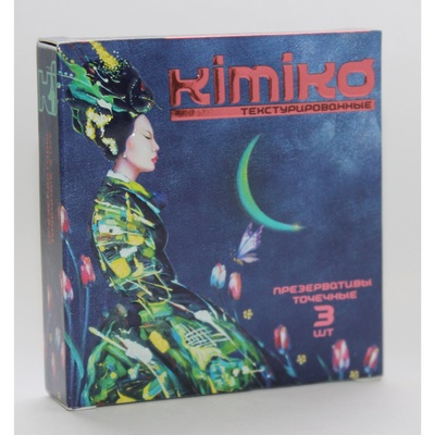 Kimiko - Текстурированные презервативы, 3 шт (Прозрачный) 