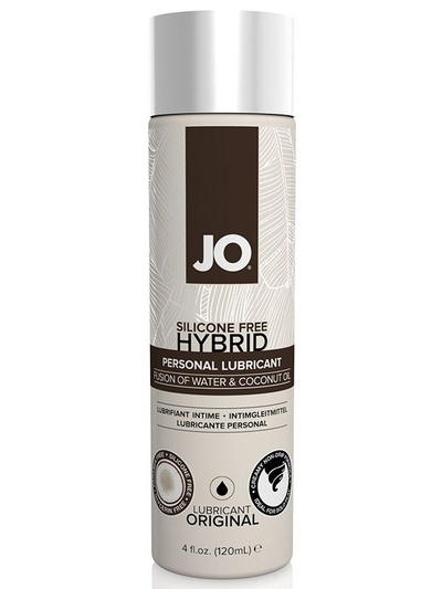 Гибридный лубрикант JO Silicone-Free Hybrid Original с маслом кокоса – 120 мл JO system 