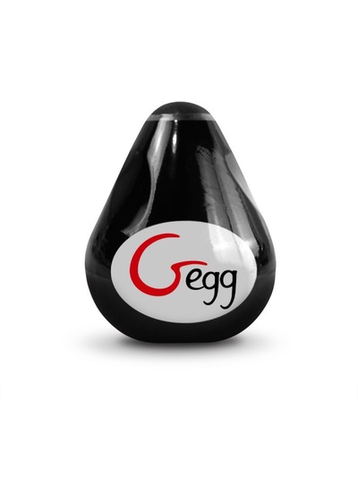 Gvibe Gegg Black - яйцо-мастурбатор, 6.5х5 см. Gvibe (ex. FunToys) (Черный) 