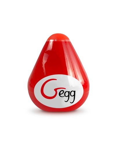 Gvibe Gegg Red - яйцо-мастурбатор, 6.5х5 см. Gvibe (ex. FunToys) (Красный) 