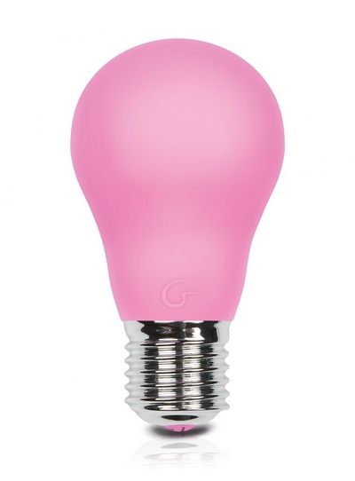 Эксклюзивный вибратор в форме лампочки GBulb - розовый Gvibe (ex. FunToys) 