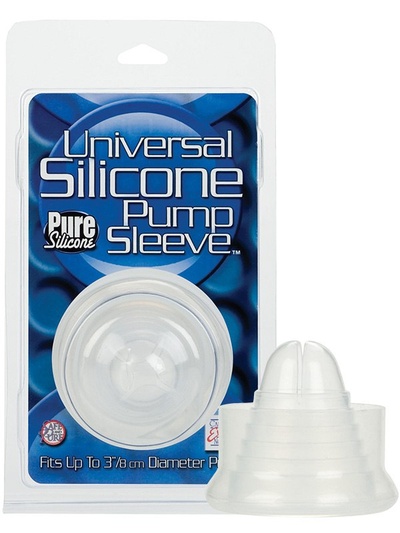 Уплотнитель для вакуумной помпы Universal Silicone Pump Sleeves – прозрачный California Exotic Novelties 