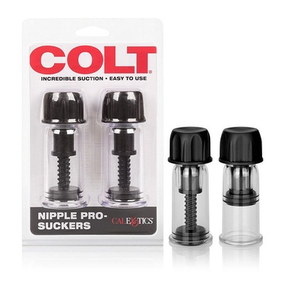 Винтовые помпы для сосков Colt Nipple Pro-Suckers – прозрачный California Exotic Novelties 