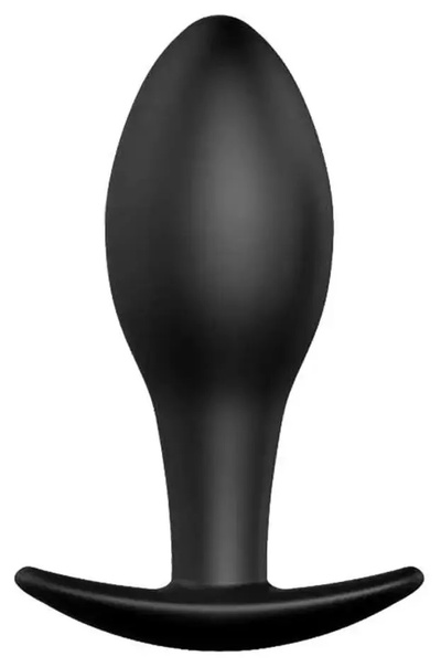 Маленькая силиконовая пробка с широким основанием 8,5 см Baile (черный) 