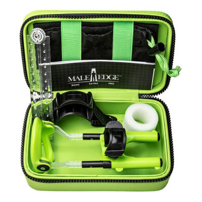 Аппарат для увеличения члена MaleEdge Extra Retail, зеленый DanaMedic (зеленый, черный, бесцветный) 