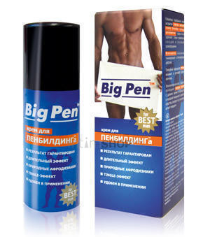Крем для увеличения члена Bioritm Big Pen, 50 мл Биоритм (Бесцветный) 