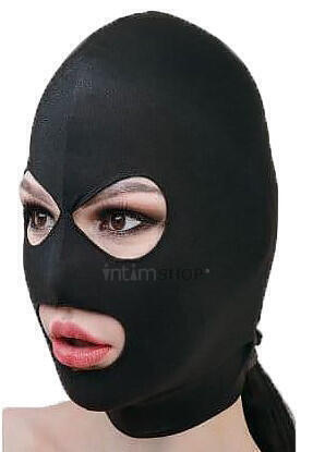Маска-шлем МиФ с отверстиями для глаз и рта, чёрная, OS  