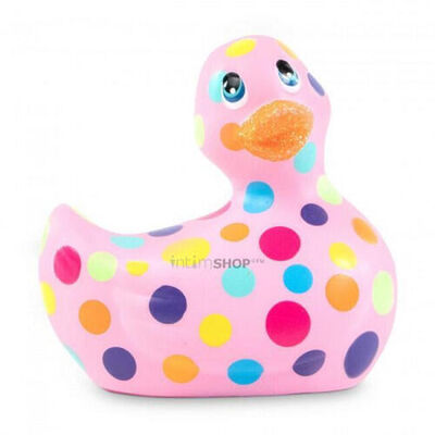 Вибратор-уточка Big Teaze Toys I Rub My Duckie 2.0 Happiness, розовый 