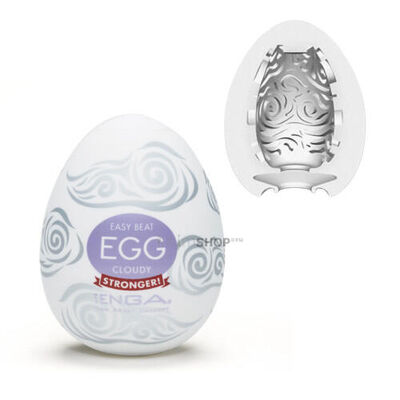 Мастурбатор Tenga Egg Hard-Boiled Cloudy (Белый) 