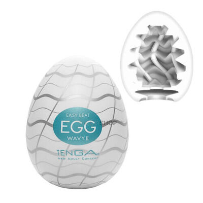 Мастурбатор Tenga Egg Standart Wavy II (Бесцветный) 