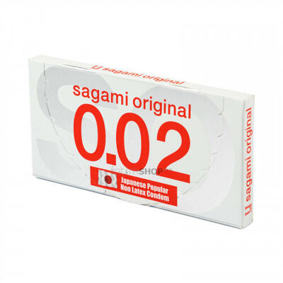 Полиуретановые презервативы Sagami Original 0.02, 2шт 
