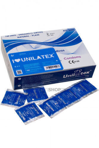 Презервативы классические Unilatex Natural Plain, 144шт 