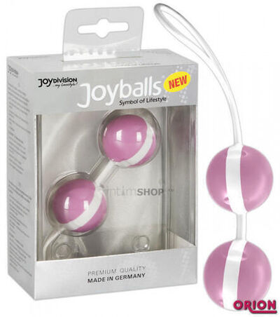 Вагинальные Шарики Joyballs, розово-белые Joy Division (Розовый, белый) 