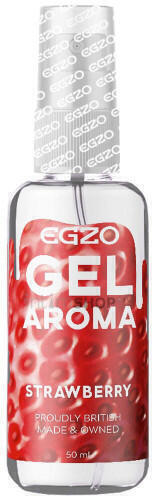 Оральный гель-смазка Egzo Aroma, на водной основе, клубника, 50 мл 