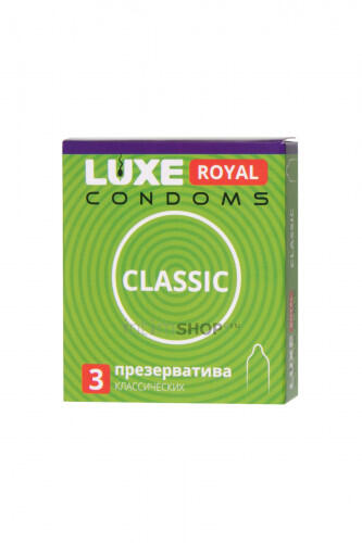 Презервативы Luxe Royal Classic, 3 шт 