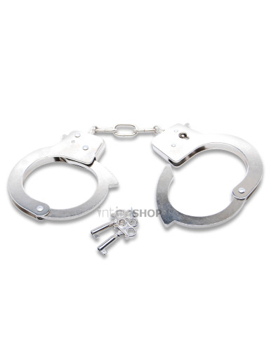 Наручники металлические PipeDream Official Handcuffs, серебристые (Серебристый) 