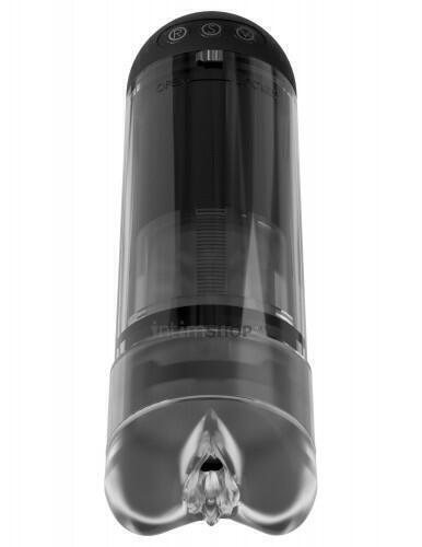 Мастурбатор с эффектом всасывания Pipedream PDX Elite Extender Pro Vibrating Pump, бесцветный 