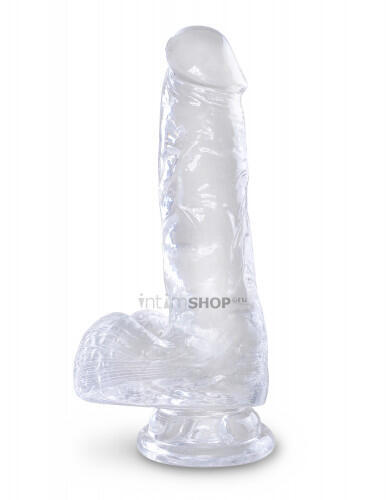 Фаллоимитатор Pipedream King Cock Clear, 17,8 см, бесцветный (Прозрачный) 