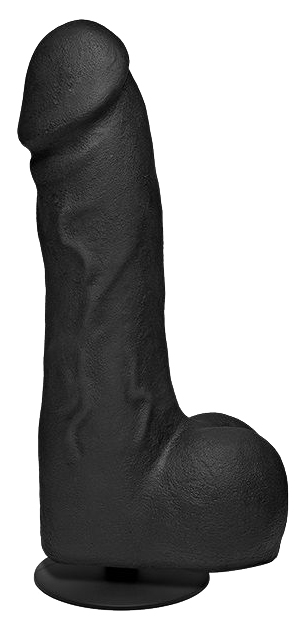 фаллоимитатор-гигант с присоской kink от dj doc johnson, 30.5 см (черный) 
