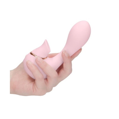 Вакуумно-волновой массажер с двойной стимуляцией Irresistible Mythical Pink (розовый) 