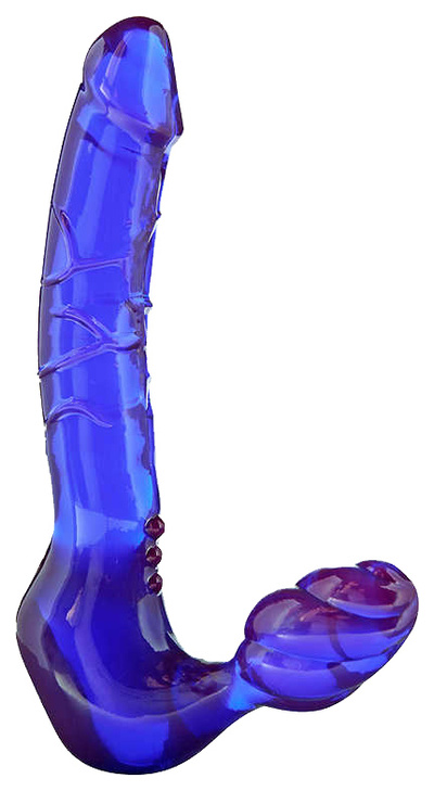 Безремневой страпон ToyJoy Bend Over Boyfrend Purple с уникальной системой крепления Toy Joy (фиолетовый) 
