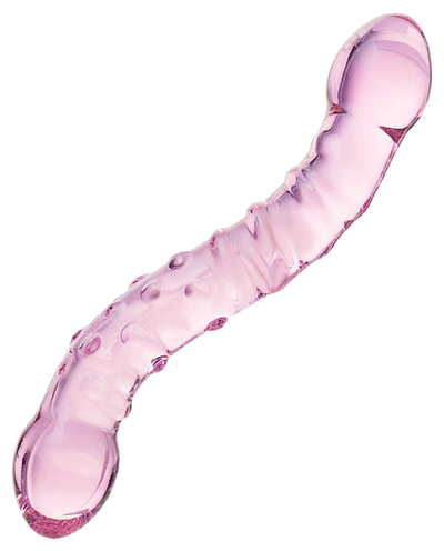 Фаллоимитатор двухсторонний Sexus Glass, розовый 