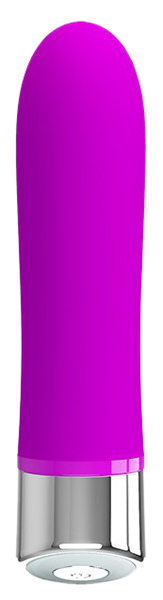 Минивибромассажер-пуля PrettyLove Sampson, фиолетовый Pretty Love (серебристый; фиолетовый) 