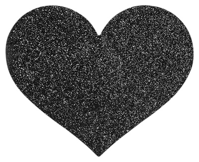 Украшение на Грудь Bijoux Indiscrets Flash Heart, черное (черный) 